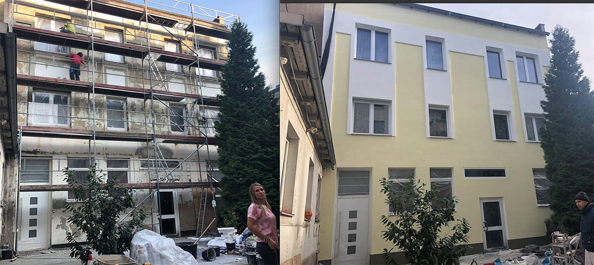 Haus verputzen und streichen in Hannover